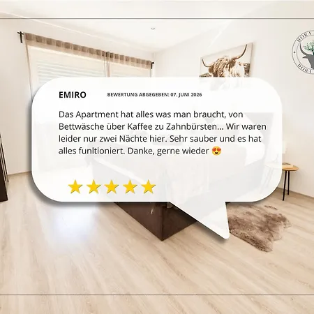 Appartement Stierpartment Am Pfaelzer Wald Naehe Outlet Center Zweibruecken